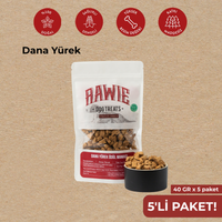 5'li Paket Dana Yürek Köpek Ödül Maması